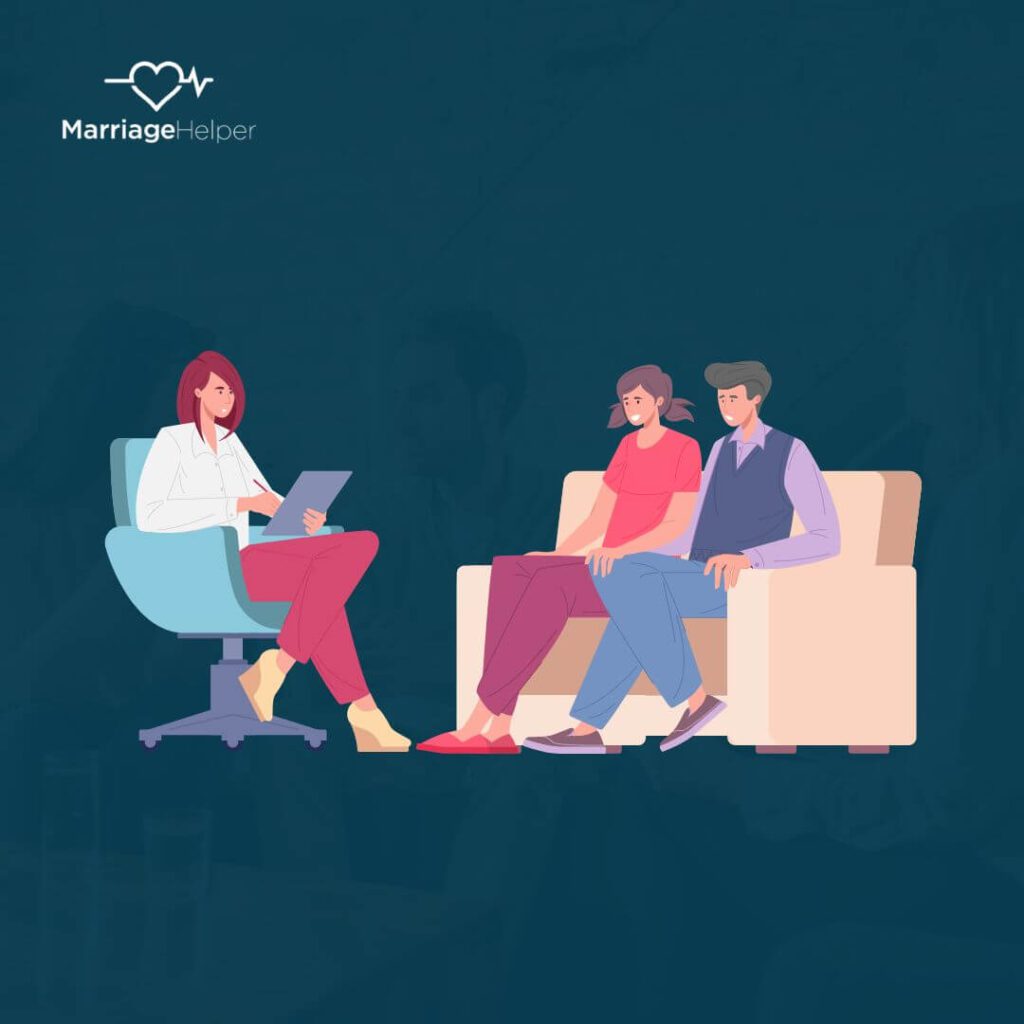 a couple joining a marriage workshop