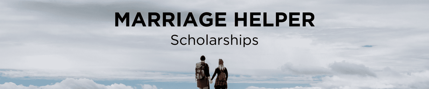 Scholarship Page Graphic marriage helper scholarships