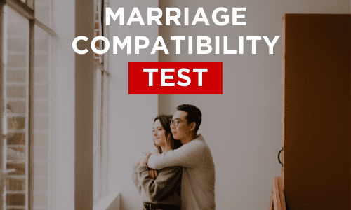 Marriage Compatibility Test Webpage Graphic 