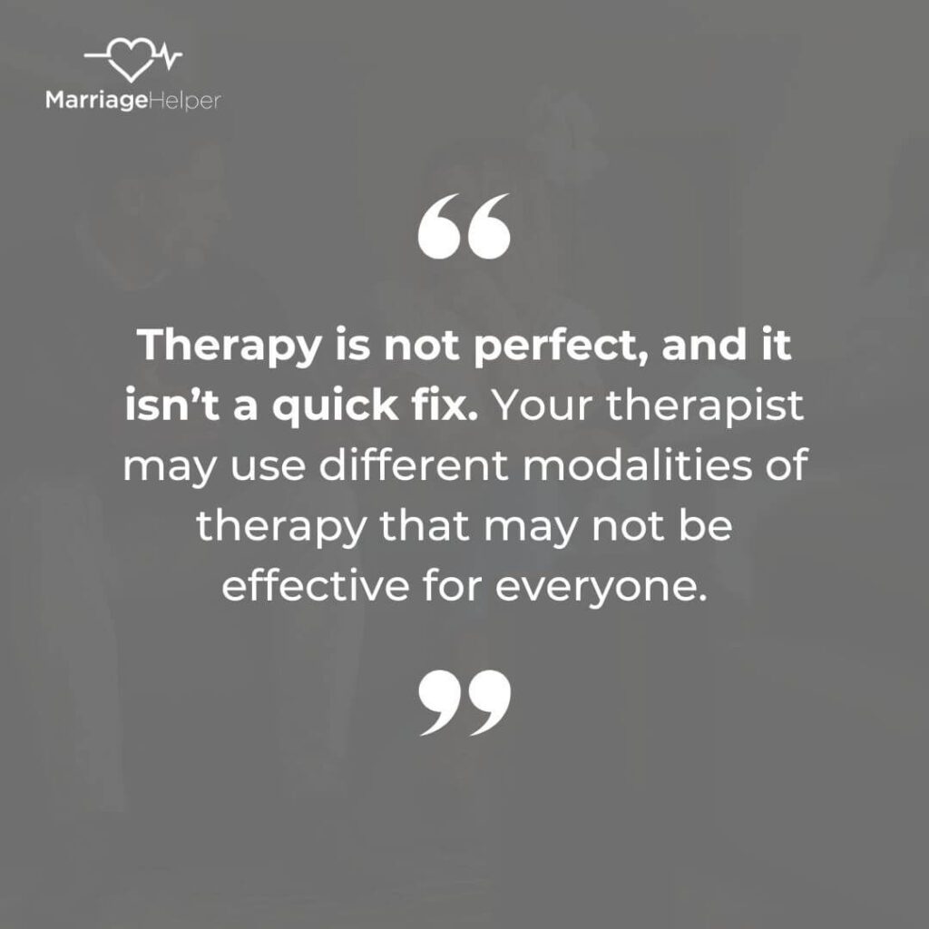 Therapy is Not Perfect and it isn’t a Quick Fix
