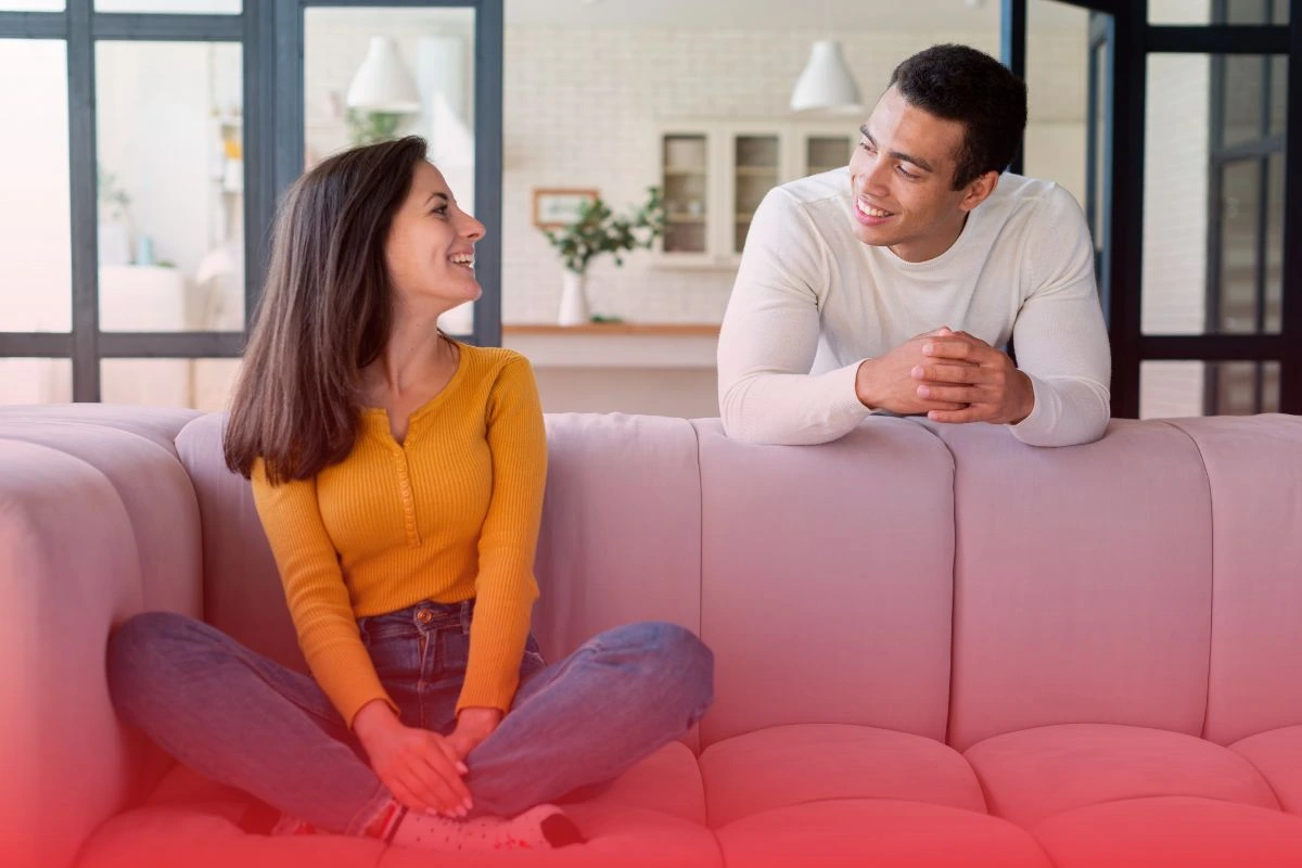 save-my-marriage-program-by-marriage-helper Smiling couple taking the Save my Marriage Program online by Marriage Helper